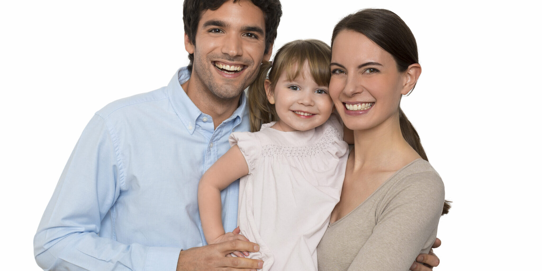 family dentistry happy family of 3